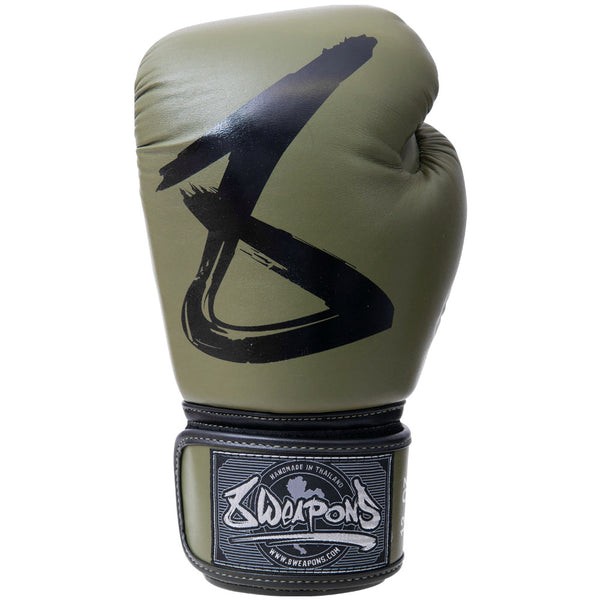 8 WEAPONS Boxhandschuhe, BIG 8 Premium, olive